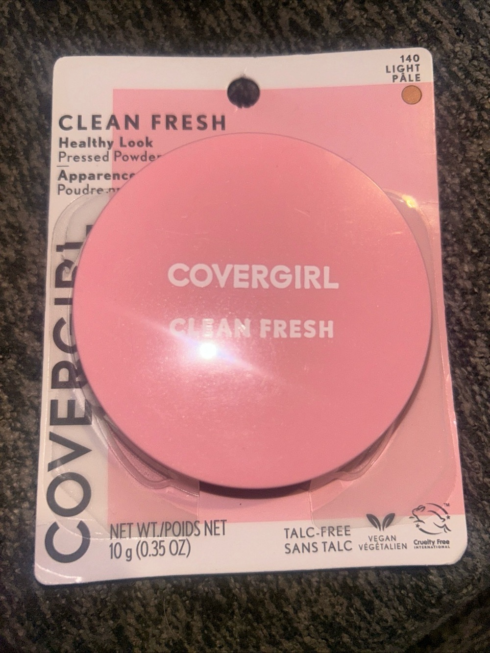 Covergirl Clean Fresh Pressed Face Powder, Light Pale #140 New In Package